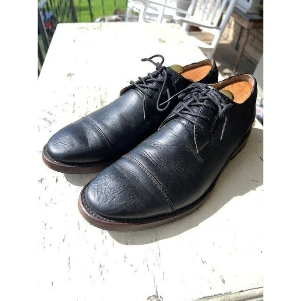 Seal Of The Sutro “Ralston” San Francisco Goodyear Welted Black CapToe Shoes 12D
